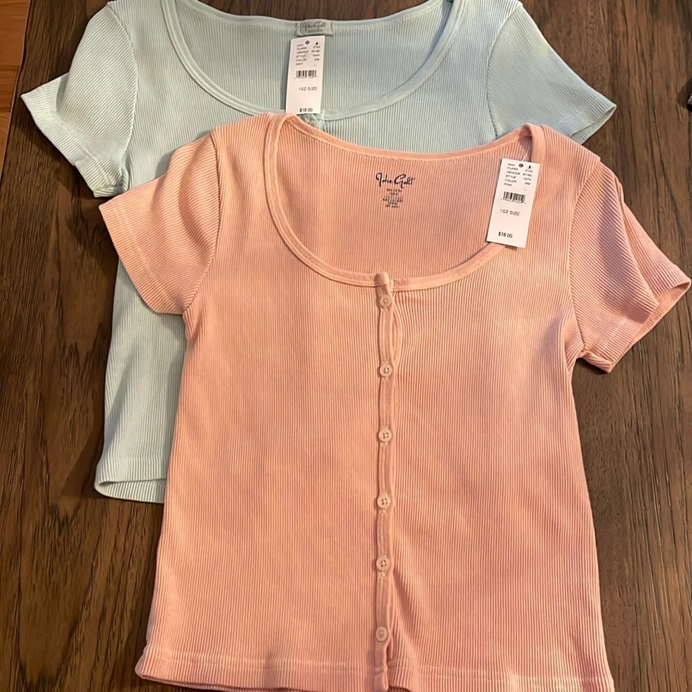 BRAND NEW with tags PAC SUN John Galt tees set of 2